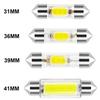 10Pcs31mm 36mm 39mm 41mm C5W C10W LED Bulb Canbus Festoon Auto White Led Car Interior Light Dome Reading License Plate Lamp 12V