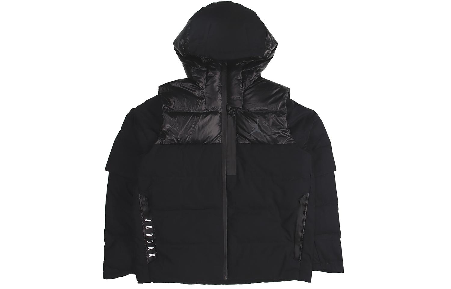 Мужская зимняя пуховая куртка Jordan Черная 924676-010 XXL