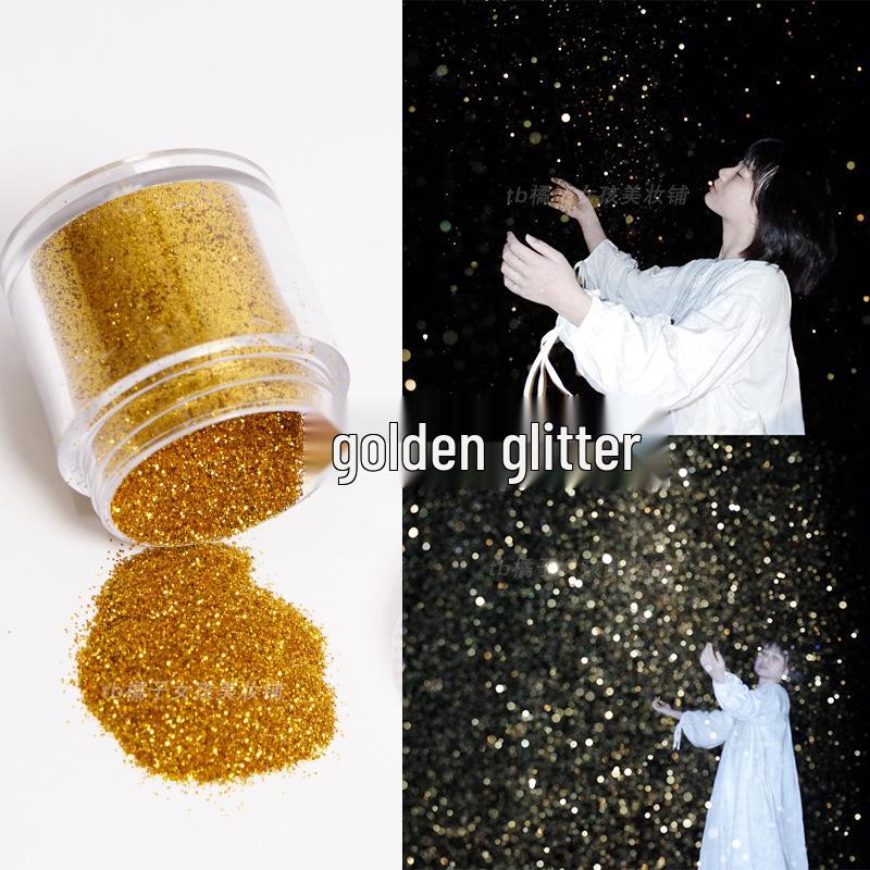 Festliche Glitzer Schneeszene Foto-Requisiten mit silbernem Glitzer