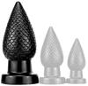 PineCock Plug L 14 X 6.5cm Black - DarkSil - SILICONE ANAL PLUG