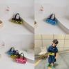 Trendy Kids Pillow Bag For Summer Stylish Canvas Crossbody With Breathable Design