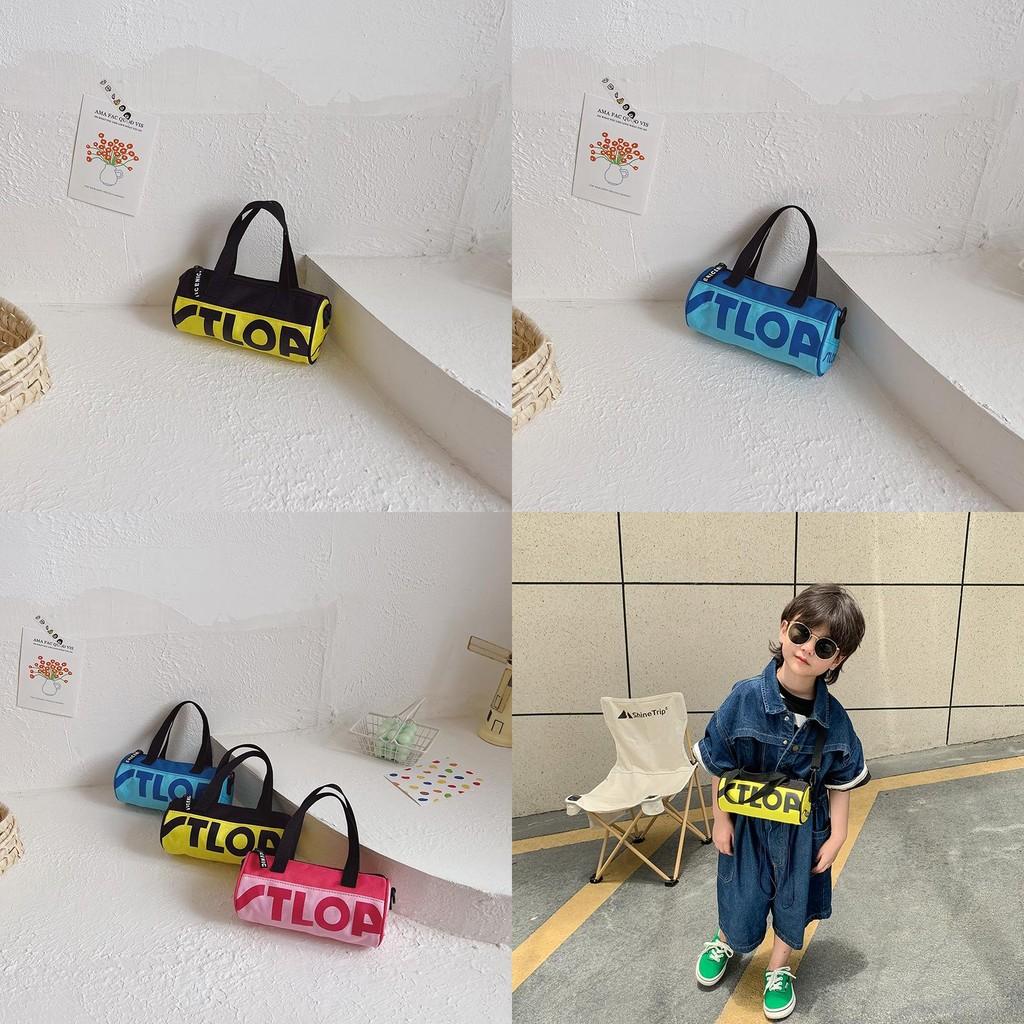 Trendy Kids Pillow Bag For Summer Stylish Canvas Crossbody With Breathable Design