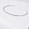 Silver925 Infinite Brick Bangle Bracelet