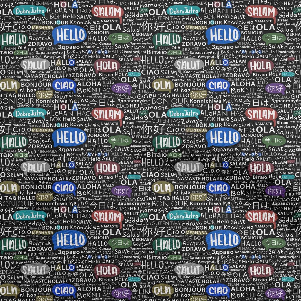 oneOone Cotton Flex Brown Fabric Writing Text Diy Clothing Quilting Fabric Print Fabric By Yard 40 Inch