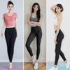 Uacllcau Stretch Sports Perfect for and Cropped Length Women's High-Waisted Leggings, Moisture-Wicking, Quick-Drying, Yoga, Legs,