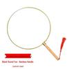 DIY Blank Round Fan Materials: Children's Hand-Painted White Palace Fan Kit