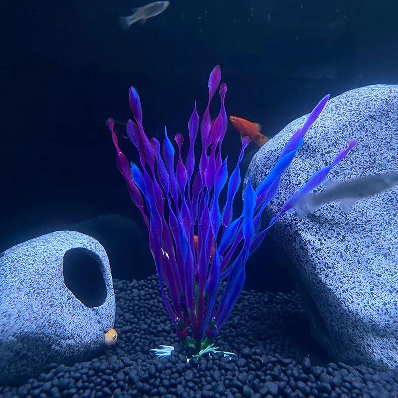 Kelp Aquariumdekoration künstliche Kunststofflandschaftsgestaltung Wasserpflanzenornamente Simulation Aquarium Aquariumzubehör