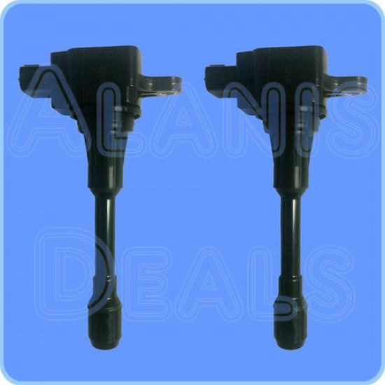 Premium High Performance Ignition Coil Set (2) For Infiniti & Nissan 2007-2014