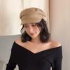 Personality Cotton Linen Women Summer Navy Hats Berets Octagonal Cap Flat Cap