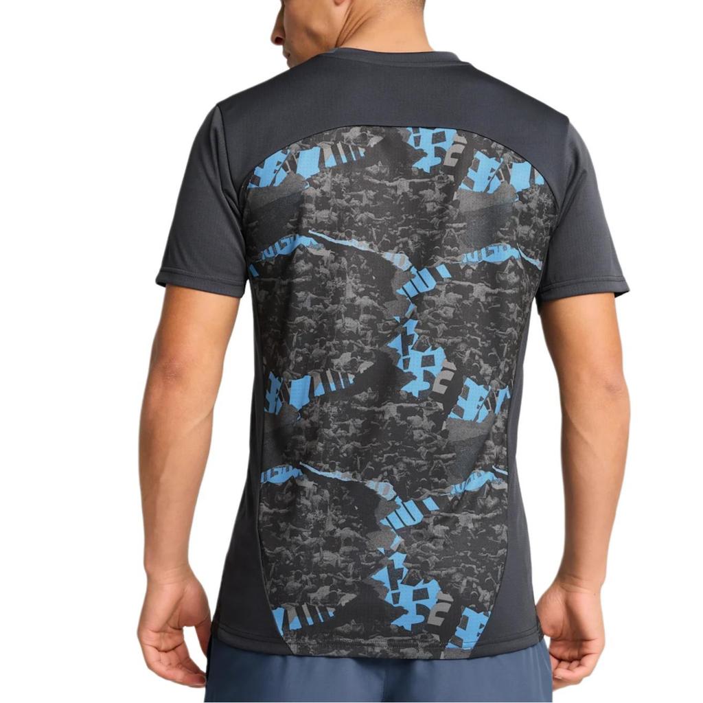 PUMA Comfortable Soft Versatile Short Sleeve T-Shirt Men tops Dark-Gray 779155-74
