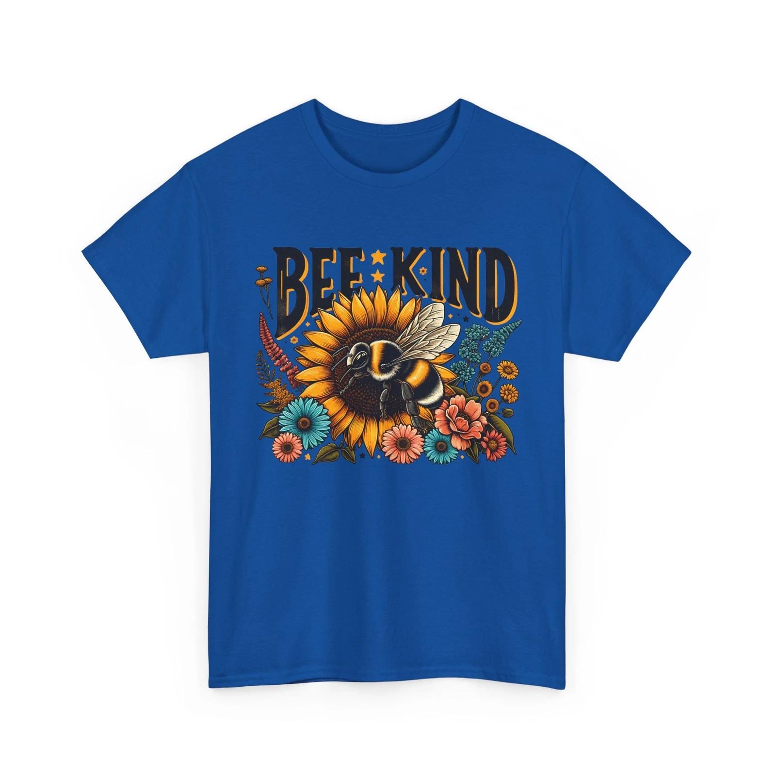 

Bee T-Shirt | Save the Bees Shirt | Funny Honeybee | Bee and Wildflowers Shirt M
