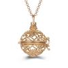 Aromatherapie Engelenvleugels Kleurrijk Zirkoon Kooi Medaillon Ketting Gloeiende Warme Bal Vrouw Mode Cadeau Diffuser Hanger Sieraden