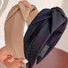 Women Headband Twist Knotted Design Anti-Slip Design Comfortable Fit Wide-Brimmed Hair Hoop Hair Accessory