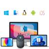 Ugreen MU102 FUN+ Dual-Mode Wireless Mouse, Bluetooth & 2.4 GHz Connectivity, Black Finish