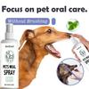 100ml Pet Oral Spray for Dogs Cats Plant-Based Breath Freshener Cleaner