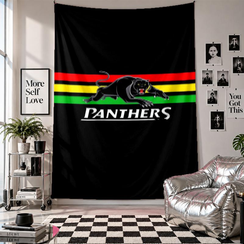 Penrith Panthers Wall Tapestry Home Decor Wall Hanging Cloth for Bedroom Living Room Background
