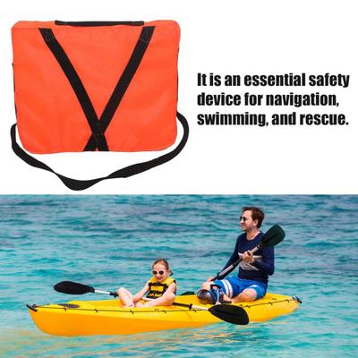 Kinder Wurf-Schwimmkissen USCG-Zugelassen Quadratisches Boots-Sicherheits-Rettungskissen Kajaks Kanu Bootfahren Notfall EVA-Schaum Schwimmbrett