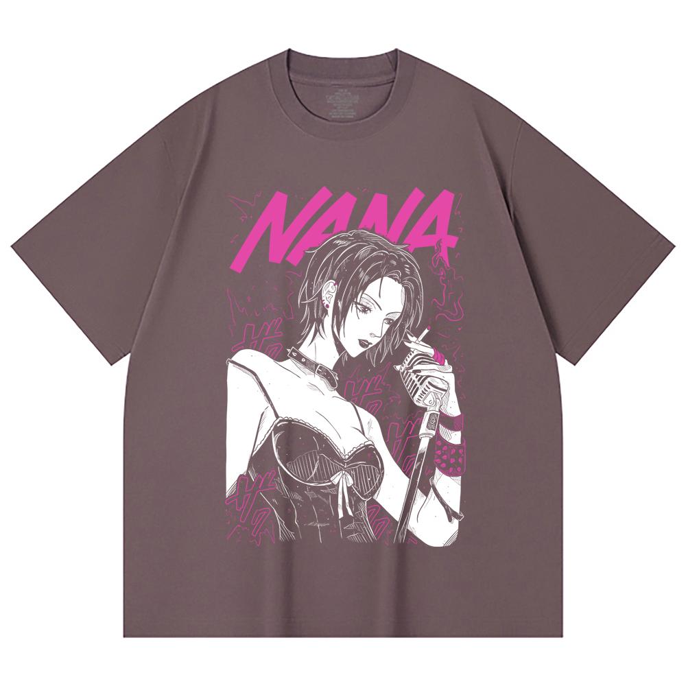 230 Gsm 100% Cotton Nana V1 Osaki Print Unisex Heavy Cotton T Shirt