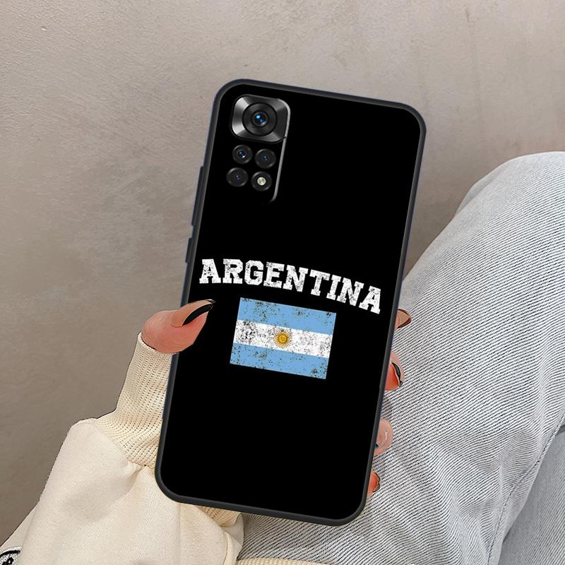 Argentina Flag For Xiaomi Redmi Note 13 10 12 11 14 Pro 11S 12S Case Cover For Redmi 15 13C 12C 14C 10C 15C
