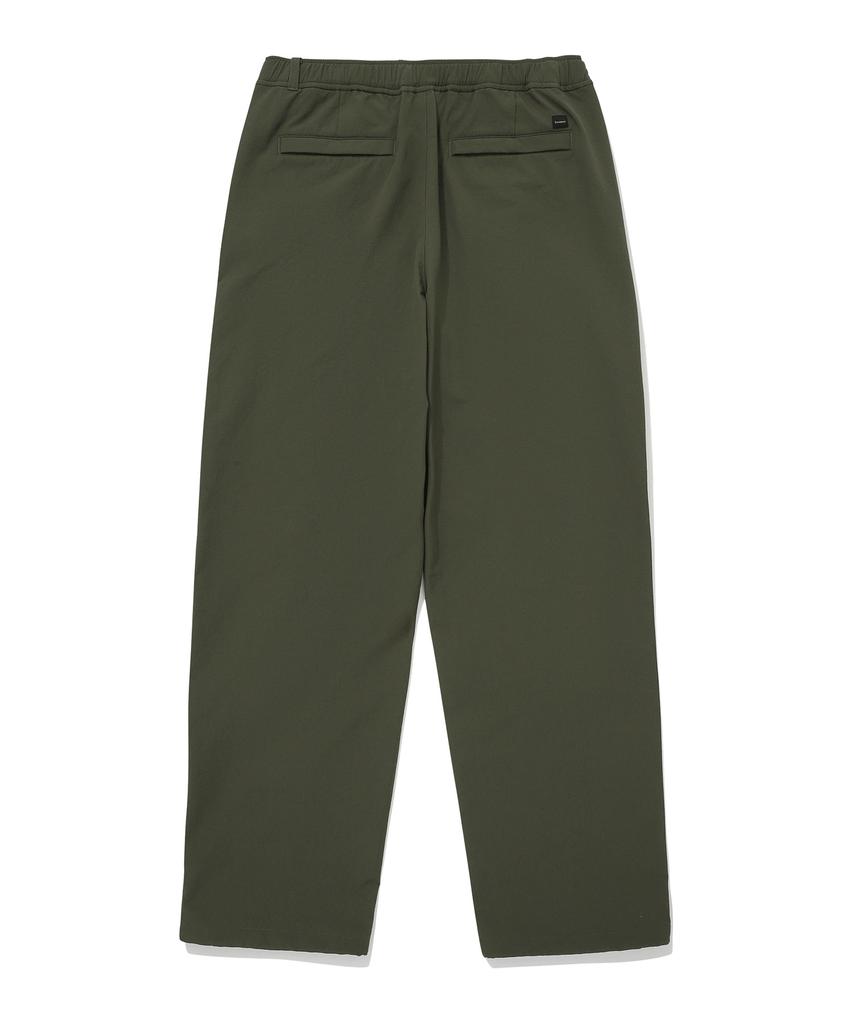 COVERNAT White Brushed Synthetic Regular Fit Pants Khaki