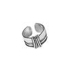 Sterling 925 Stylish Silver Knot Ring For Women Korean Inspired Adjustable Design