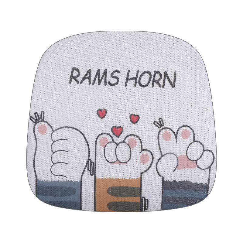 Cartoon Style Gel Car Seat Cushion – Universal Four-Season Chair Pad for Office and Furniture