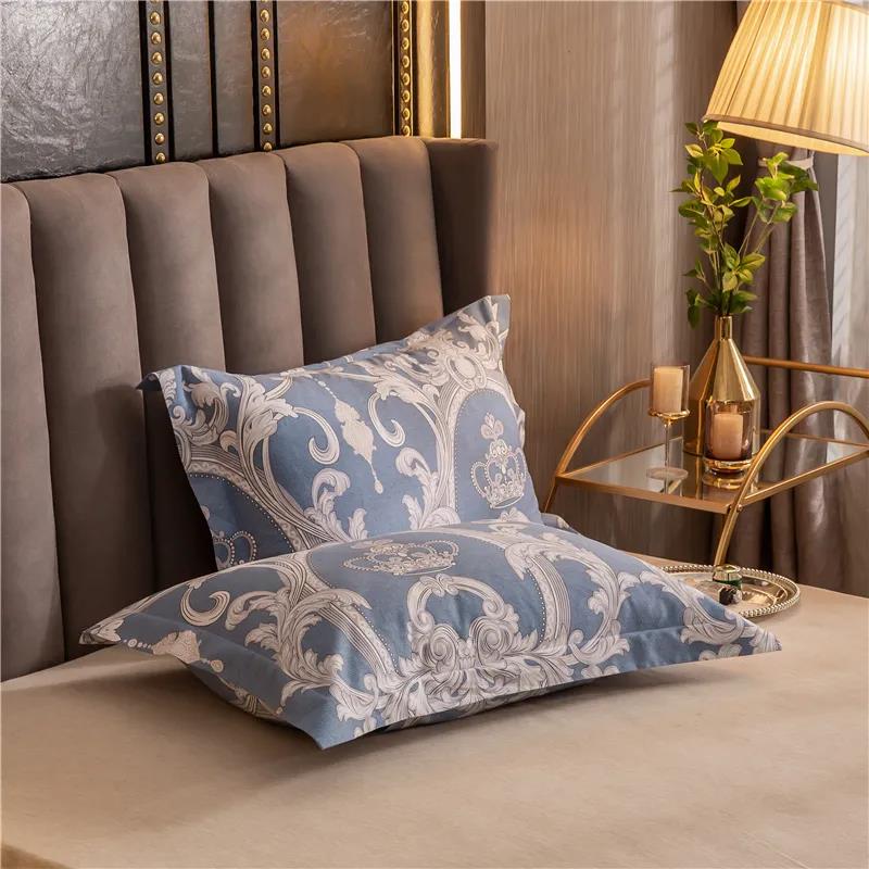 Наволочка из хлопка с начесом Высококачественная наволочка в скандинавском стиле Плотное постельное белье приятное для кожи 2809₽