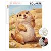 Pearl Painting Kit Cute Prairie Dog Animal DIY Handmade Home Decoration Painting