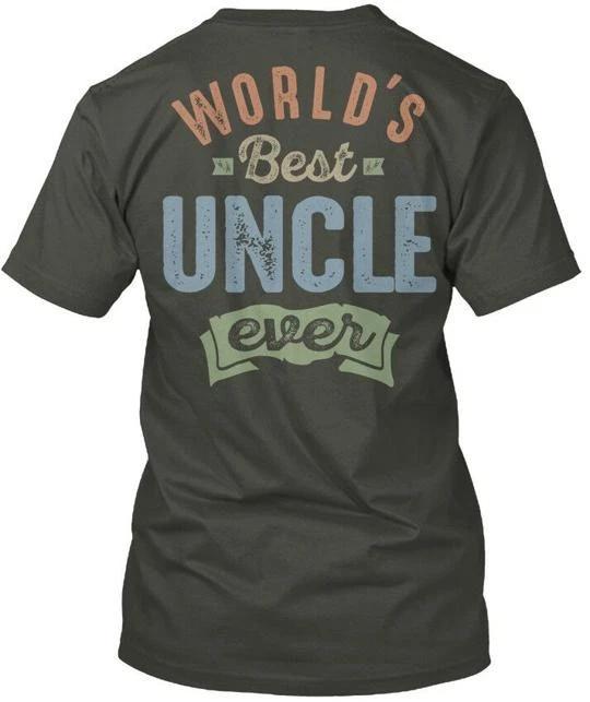 Worlds Best Uncle Ever TTshirt Made in the USA Size S to 5XL S