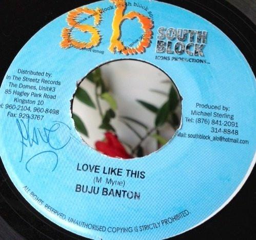 

7inch Record BUJU BANTON - Love Like This NONE South Block 2004 Jamaica Reggae, Ska & Dub Used