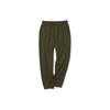Color Elastic Cuffed Casual Pants Men Bottoms Dark-Olive 451325-57