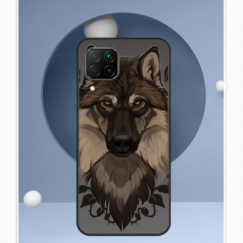 Wolf Art For Huawei Nova Y72 Y90 Y61 Y91 Y60 Y70 12s 12i 11i 8i 9 10 SE P20 P40 Lite P60 P30 Pro Case