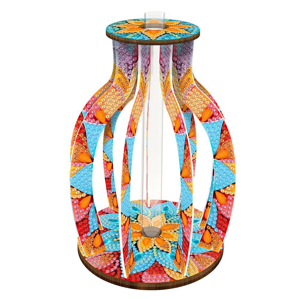 Diamond Painting Flower Vase 5D DIY Diamond,Embroidery,Cross Stitch Tabletop Vase Wood Diamond Painting Art Kits Table Decor