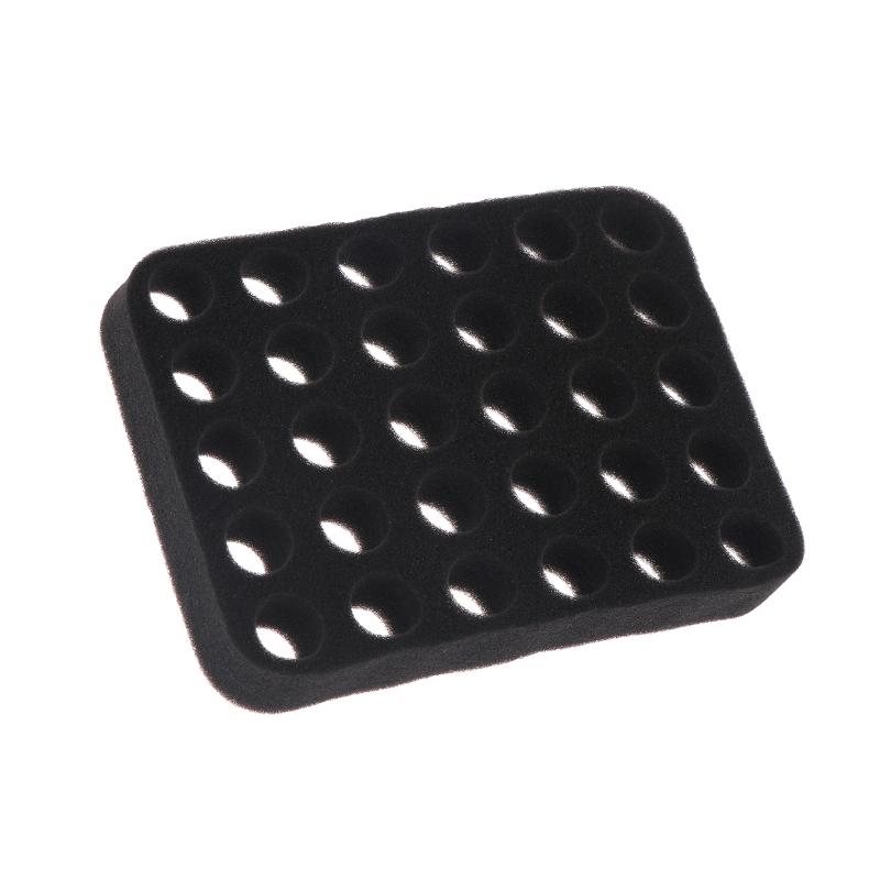Essential Oil Storage Holder 30-Slot Foam Padded Shockproof Removable Bottom Divider for Travel Carrying