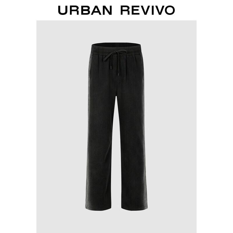 UR2026 Men s Elastic Drawstring Casual Denim Trousers 30