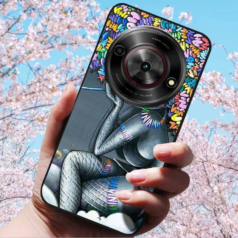 For ZTE Blade A75 5G 6.6" Cases 3D Relief Flower Soft Silicone Luxury Cover for ZTE Blade A75 5G 3D Phone Cases ZTE Blade Z2357N