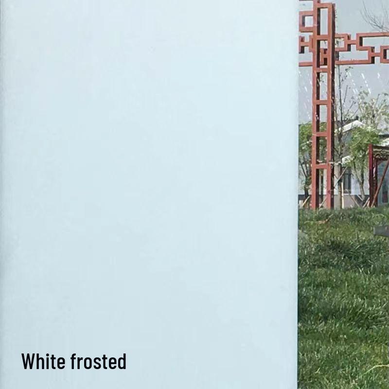 יריעת פרטיות מזכוכית חלבית שקופה לאמבטיה ומקלחת