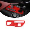 ABS Red Console Gear Shift Box Panel Trim Cover For Toyota Supra A90 -