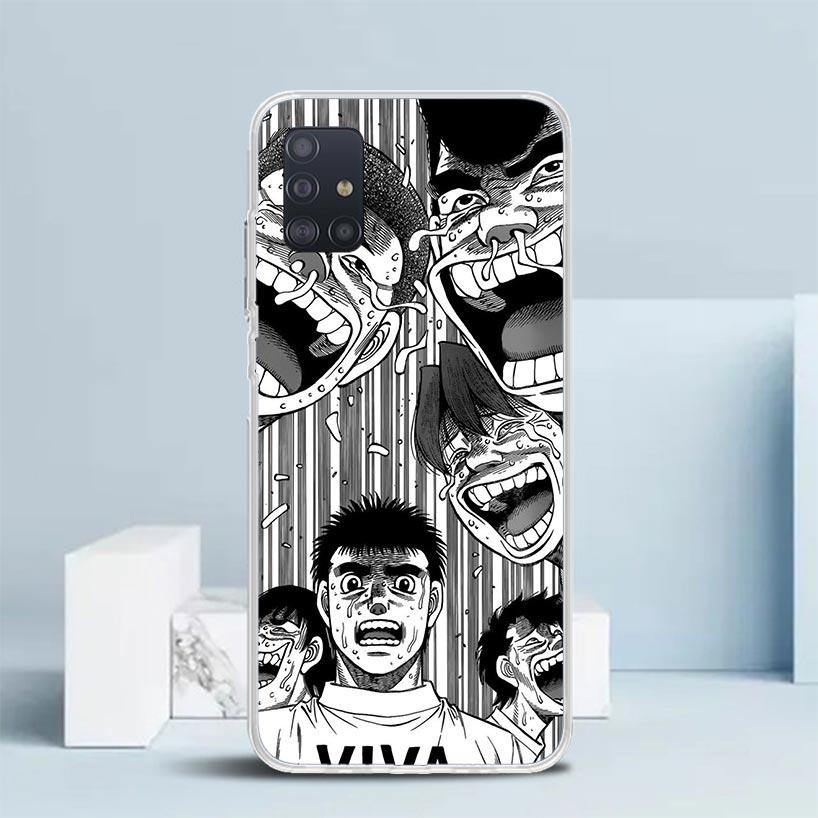 Hajime No Ippo Comics Soft Cover for Samsung Galaxy A12 A22 A32 A52 A72 A02S Phone Case Note 20 Ultra 10 S10 Plus A51 A71 A50S A