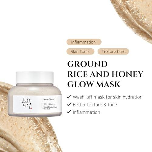 Beauty of Joseon Ground Rice and Honey Glow Mask Wash-Off Mask 150ml Rice Honey Pore Care Nourishing Korean Skincare