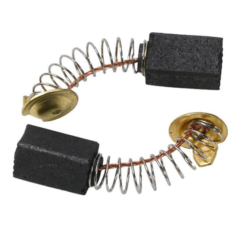 

Комплект угольных щеток для электродвигателей 13 X 7,5 X 6,5 мм, сменная часть 2, угольная щетка Pack of 2 чёрный