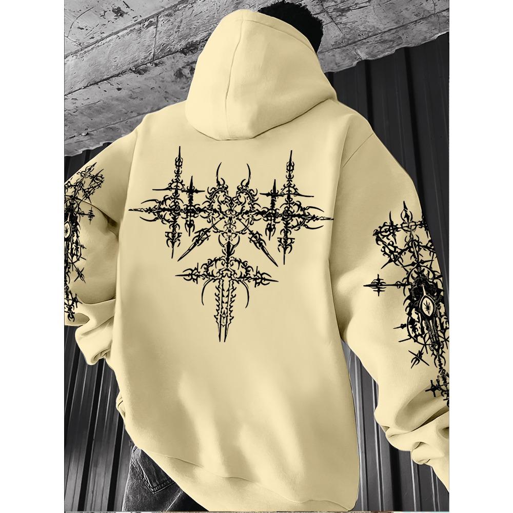 New Street Hip-hop Punk Style Cool Men s Hooded Sweatshirt Men s Hooded Sweatshirt S