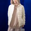 adidas Originals Péřová bunda s kapucí Jednobarevná Teplá Pohodlná Měkký bavlněný kabát Pánská bunda Krémová HL9213