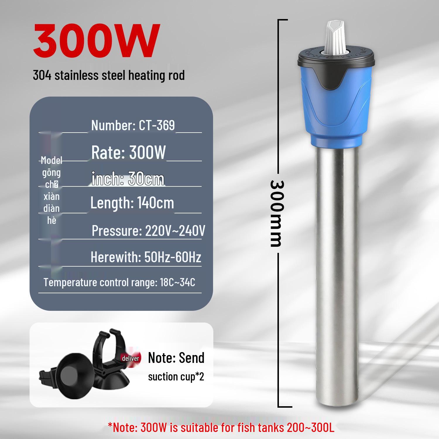 

Автоматический нагреватель для аквариума из нержавеющей стали для аквариумов с рыбами и черепахами