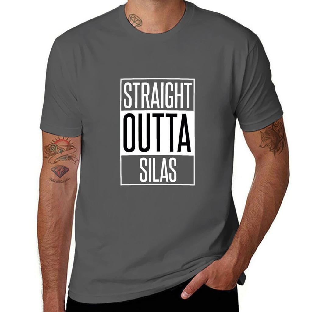 Straight Outta Silas University TShirt Soft AntiShrink Cotton Tee
