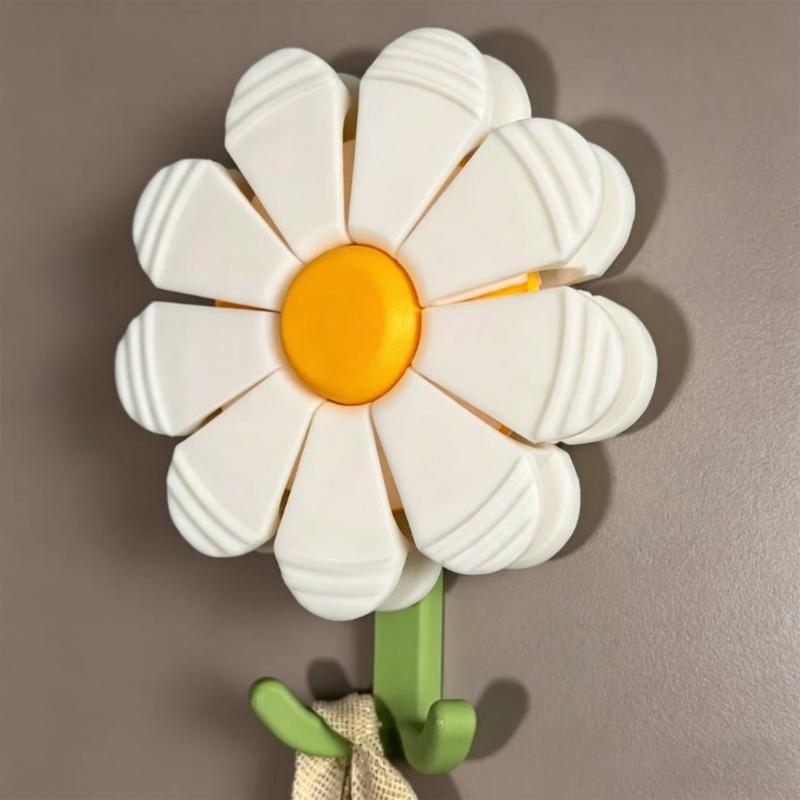 Decorative Flower Shaped Magnetic Clip For Organizing Papers Photos And Note Kitchen Organization Tool