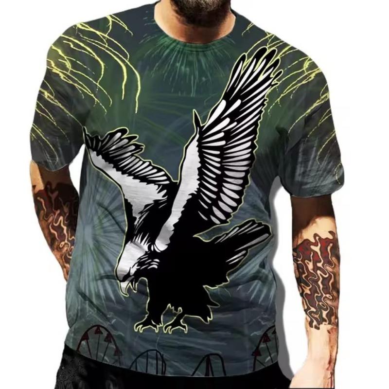 Men's T-Shirt Quick Drying Tops Summer Fashion Street Short Sleeve Tee Shirts 3D Graphic Print Tees Oversized Male Clothing