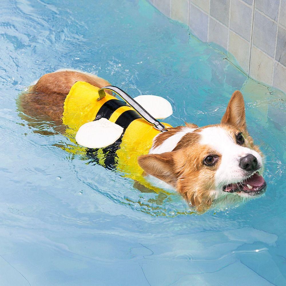 Superior Buoyancy Dog Life Jacket Waterproof Pet Flotation Vest Puppy Safety Vest Pool Swimming