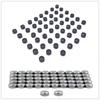 Motorcycle Parts 52PCS Black Bolt Cap Topper Cover Nut for 2004-2015 Harley Sportster Engine Chromed