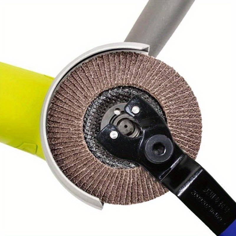 Clé de meuleuse réglable, Clé à goupilles universelle pour cornière, Adaptée pour meuleuses d'établi et scies circulaires, Clé pour écrou de blocage de meuleuse